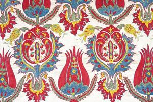 Old colorful arabic carpet vintage