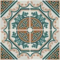 Traditional Portuguese glazed tiles photo