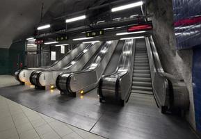 Escalator in the subway