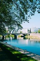 Bridge over river photo