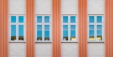 Orange and beige concrete building photo