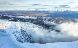 Snow covered mountain during daytime photo