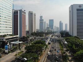 Vehicles on roadway  photo