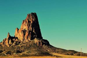 Sandstone butte in Monument Valley photo