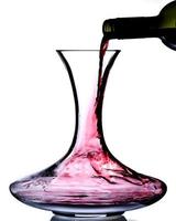 Red Wine Being Decanted photo