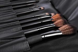 Set of cosmetic paint brush for makeup