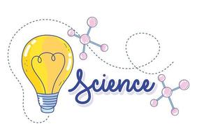 Innovative science banner template vector