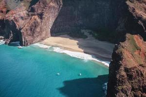 Rock formation near the sea photo