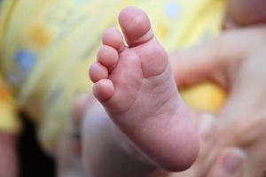 pie de bebé recién nacido