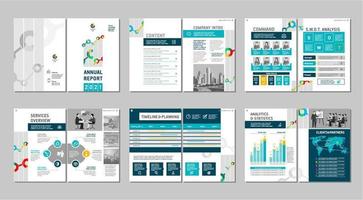 Brochure template layout design. vector