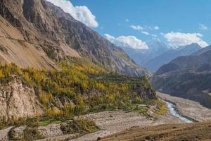 Landscape view of mountains photo