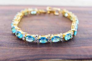 Jewelry accessories - bracelet with sapphire photo
