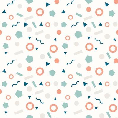 Retro Memphis Style Seamless Pattern
