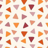 Abstract Geometric colorful Triangles Seamless Texture vector