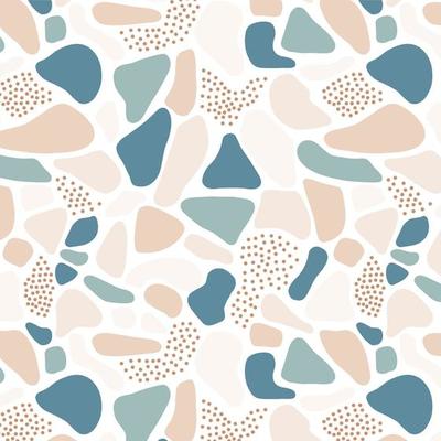Abstract Organic Shapes Seamless Texture
