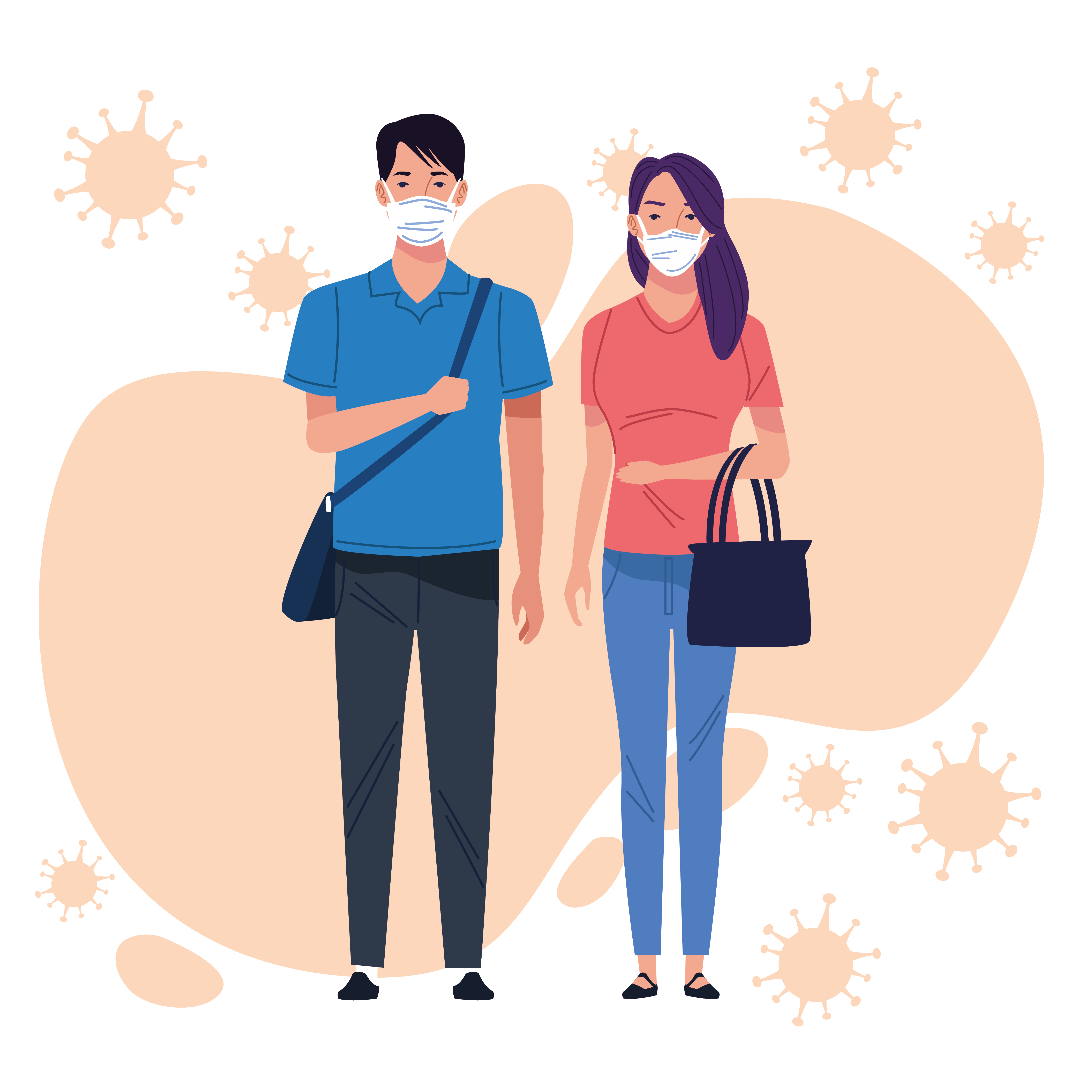 Couple Wearing Face Mask For Coronavirus Download Free Vectors Clipart Graphics Vector Art Couple Wearing Face Mask For Coronavirus Download Free Vectors Clipart Graphics Vector Art