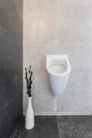 urinario en baño moderno