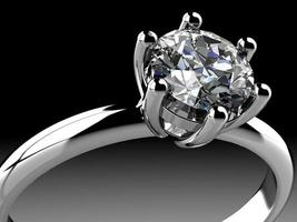 anillo de diamantes foto