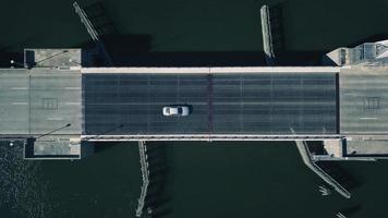 Car on the bridge photo