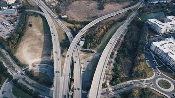 Traffic on concrete roads photo