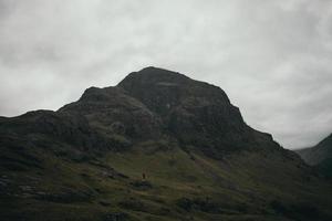 Moody mountain range photo