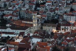 Brown and white concrete houses  photo