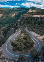 Aerial view of Rowena Crest, Oregon