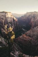 Aerial photography of mountains  photo