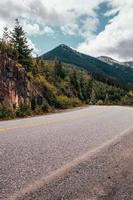 Highway in countryside photo