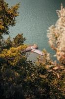 Fotografía aérea del muelle. foto