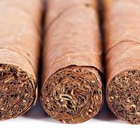 Closeup of cigar texture photo