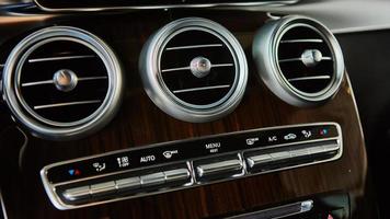 Luxury car interior details