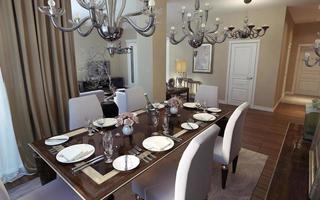 Dining room art deco and classical style