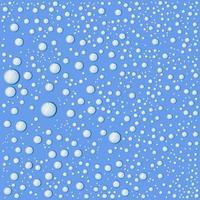 Collection of bubbles underwater  vector