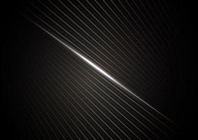 Light gold lines in motion black background vector