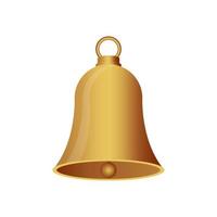 Christmas bell isolated  vector