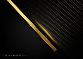 Gold diagonal lines with light effect luxury-style background  vector