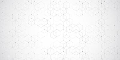 Modern hexagonal grid  vector