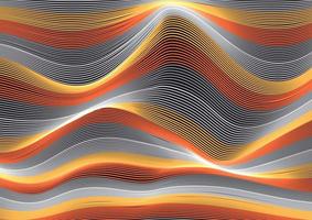 Flowing lines wave vector