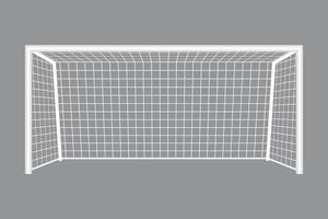 Soccer goal isolated  vector