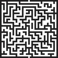 Labyrinth maze isolated vector