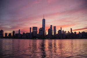 City skyline during nighttime