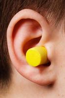 yellow earplug