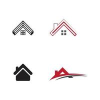 Property and Construction Logo Design Set vector
