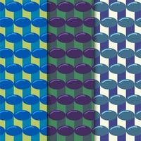 patrón de tubo de colores vector