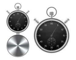 Realistic stopwatches isolated vector