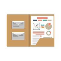 Finance document concept vector