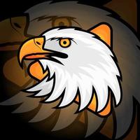 Eagle head mascot vector