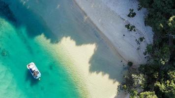 Boat near the seashore photo