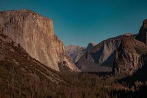 paisaje del valle de yosemite. foto